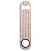 Stolz-und Vorurteil-Zitat Speedflaschenöffner (Vorderseite)