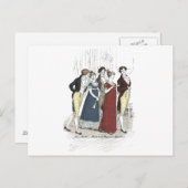 Stolz und Vorurteile - Ankunft des Netherfeld-Part Postkarte (Vorne/Hinten)