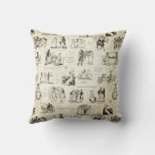 Stolz und Vorurteile für braune Zecken in den Städ Kissen (Rückseite)