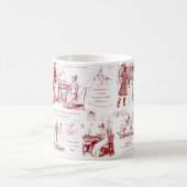 Stolz und Vorurteile für Rote Toile Kaffeetasse (Mittel)