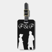 Stolz und Vorurteile Gepäckanhänger (Vorderseite vertikal)