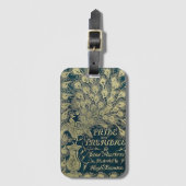 Stolz und Vorurteile Gepäckanhänger (Vorderseite Vertikal)