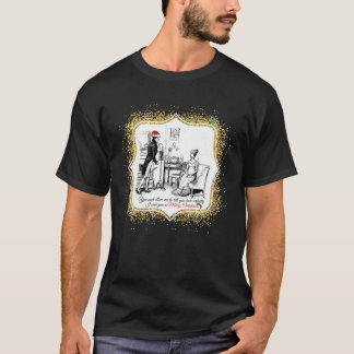 Stolz und Vorurteile Jane Austen Ardently Christma T-Shirt