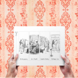 Stolz und Vorurteile Jane Austen Paper Lesezeichen