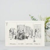 Stolz und Vorurteile Jane Austen Paper Lesezeichen Briefpapier (Stehend Vorderseite)