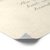 Stolz und Vorurteile Jane Austen Poster (Ecke)