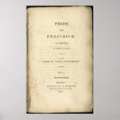 Stolz und Vorurteile Jane Austen Poster (Vorne)