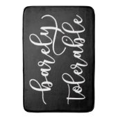 Stolz und Vorurteile - kaum tolerierbar I Badematte (Vorderseite Vertikal)