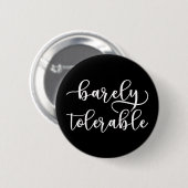 Stolz und Vorurteile - kaum tolerierbar I Button (Vorne & Hinten)
