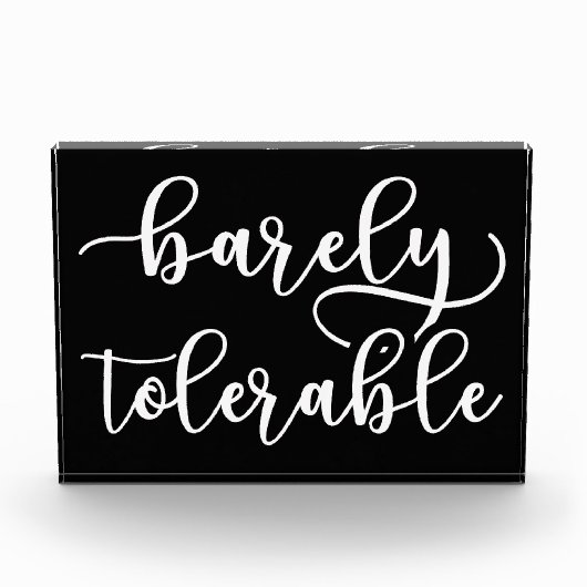 Stolz und Vorurteile - kaum tolerierbar I Fotoblock (Vorderseite)