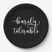 Stolz und Vorurteile - kaum tolerierbar I Pappteller (Vorderseite)