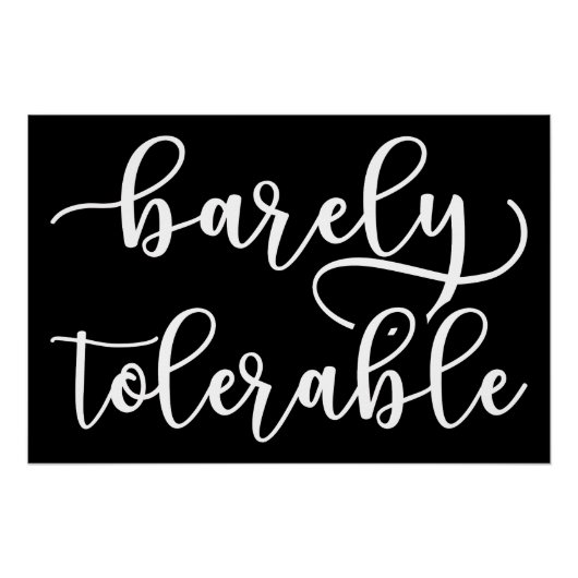 Stolz und Vorurteile - kaum tolerierbar I Poster (Vorderseite)