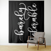 Stolz und Vorurteile - kaum tolerierbar I Wandteppich (Beispiel)