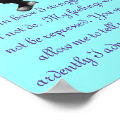 Stolz und Vorurteile, Mr. Darcy Poster (Ecke)