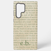 Stolz und Vorurteile Personalisiert Samsung Galaxy Hülle (Rückseite)