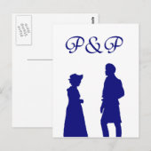 Stolz und Vorurteile Postkarte (Vorne/Hinten)