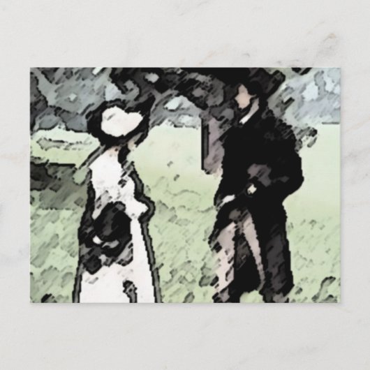 Stolz und Vorurteile Postkarte (Vorderseite)