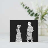 Stolz und Vorurteile Postkarte (Stehend Vorderseite)