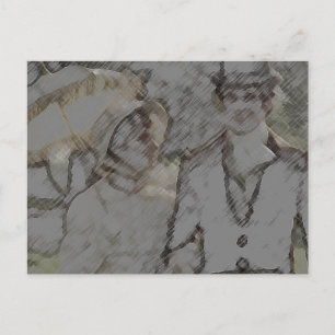 Stolz und Vorurteile Postkarte