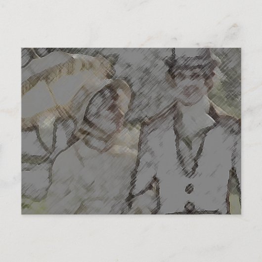 Stolz und Vorurteile Postkarte (Vorderseite)