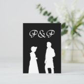 Stolz und Vorurteile Postkarte (Stehend Vorderseite)