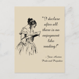 Stolz und Vorurteile Postkarte