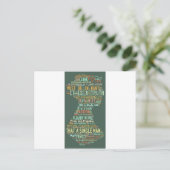 Stolz und Vorurteile Postkarte (Stehend Vorderseite)