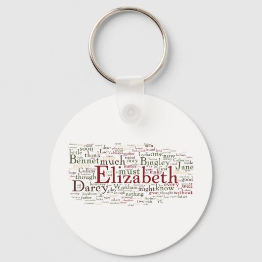 Stolz und Vorurteile Schlüsselanhänger (Vorderseite)