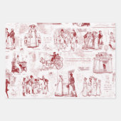 Stolz und Vorurteile schwarz-blaue Toile Zitate Geschenkpapier Set (Vorderseite 3)