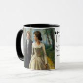 Stolz und Vorurteile Tasse (Vorderseite Links)