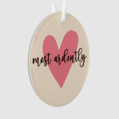 Stolz und Vorurteile von Herrn Darcy - am argendst Ornament (Vorderseite)