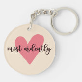 Stolz und Vorurteile von Herrn Darcy - am argendst Schlüsselanhänger (Rückseite)