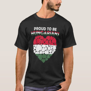 Stolz Ungarisch I Liebe Ungarn Flagge Ungarn T-Shirt