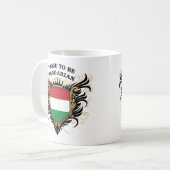 Stolz, ungarisch zu sein kaffeetasse (Vorderseite Links)