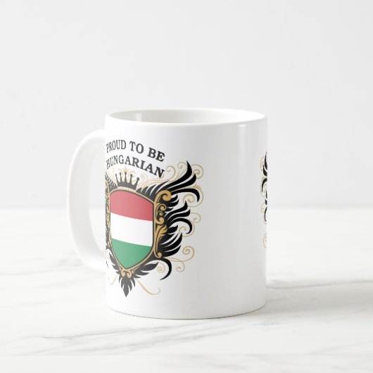 Stolz, ungarisch zu sein kaffeetasse (Vorderseite Links)