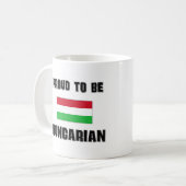 Stolz, UNGARISCH zu sein Kaffeetasse (Vorderseite Links)