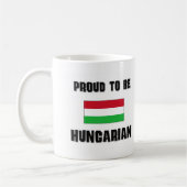 Stolz, UNGARISCH zu sein Kaffeetasse (Links)