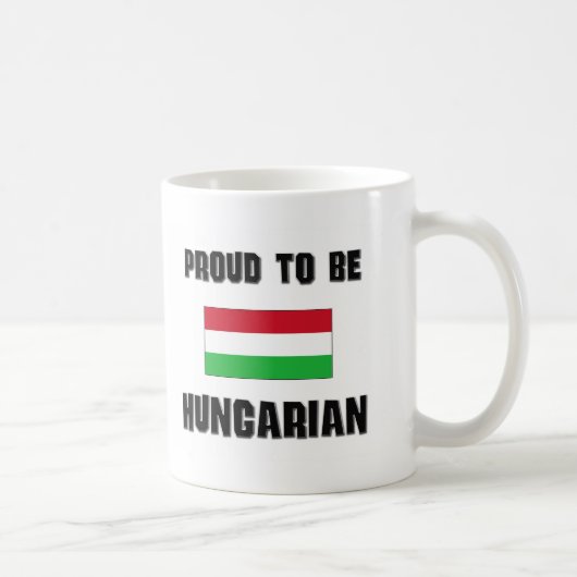 Stolz, UNGARISCH zu sein Kaffeetasse (Rechts)