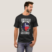 Stolz US-Staat Texan Pride Proud Texas Flag US ame T-Shirt (Vorne ganz)