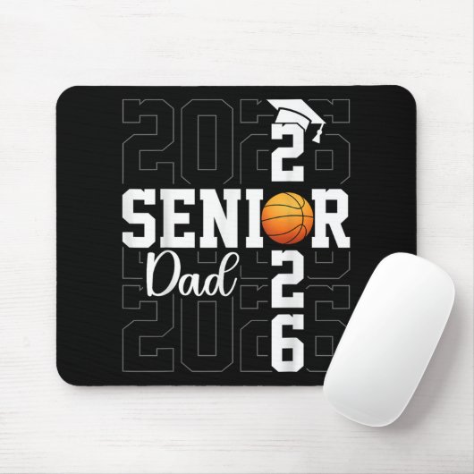 Stolz Vater Cl von 2026 Basketball Senior Vater Gr Mousepad (Mit Mouse)
