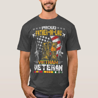 Stolz VaterImRasen des vietnamesischen Veteran US- T-Shirt