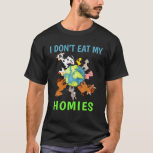 Stolz Vegetarier, ich esse meine Heime nicht Cool T-Shirt