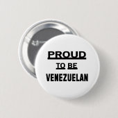 Stolz, venezolanisch zu sein button (Vorne & Hinten)