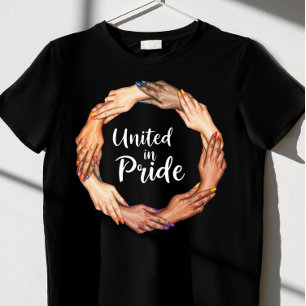 Stolz vereint LGBTQ Männer T-Shirt