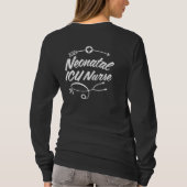 Stolz versorgen für - NICU RN einfache lange Schla T-Shirt (Rückseite)