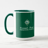 Stolz versprochen künftige Tasse (Links)