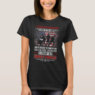 Stolz Veteran Military ich meine Tochter beigebrac T-Shirt