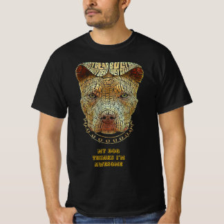 "Stolz von meinem Hund genehmigt" - Stilvolles Hau T-Shirt