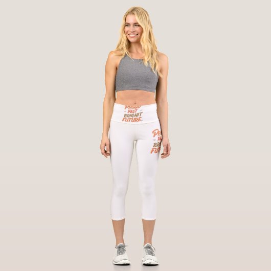 "Stolz war die Zukunft." Capri Leggings (Vorderseite)