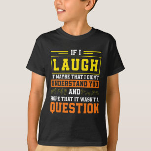Stolz war keine Frage, die mich stolz darauf war, T-Shirt